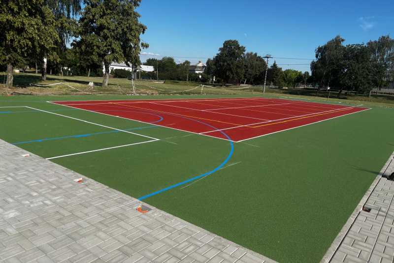 Referencie / Multifunkčné ihrisko 40x20 m v obci Horovce - foto