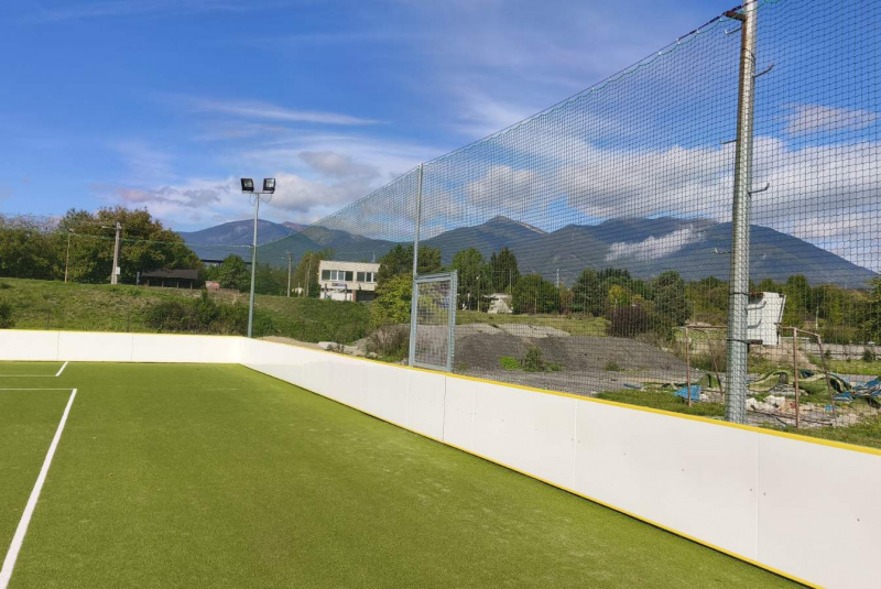 Referencie / Multifunkčné ihrisko 40x20 m v obci Krpeľany - foto