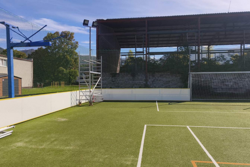 Referencie / Multifunkčné ihrisko 40x20 m v obci Krpeľany - foto
