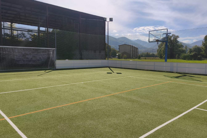 Referencie / Multifunkčné ihrisko 40x20 m v obci Krpeľany - foto