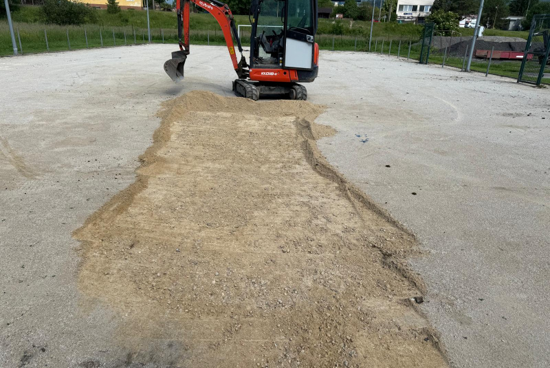 Referencie / Multifunkčné ihrisko 40x20 m v obci Krpeľany - foto